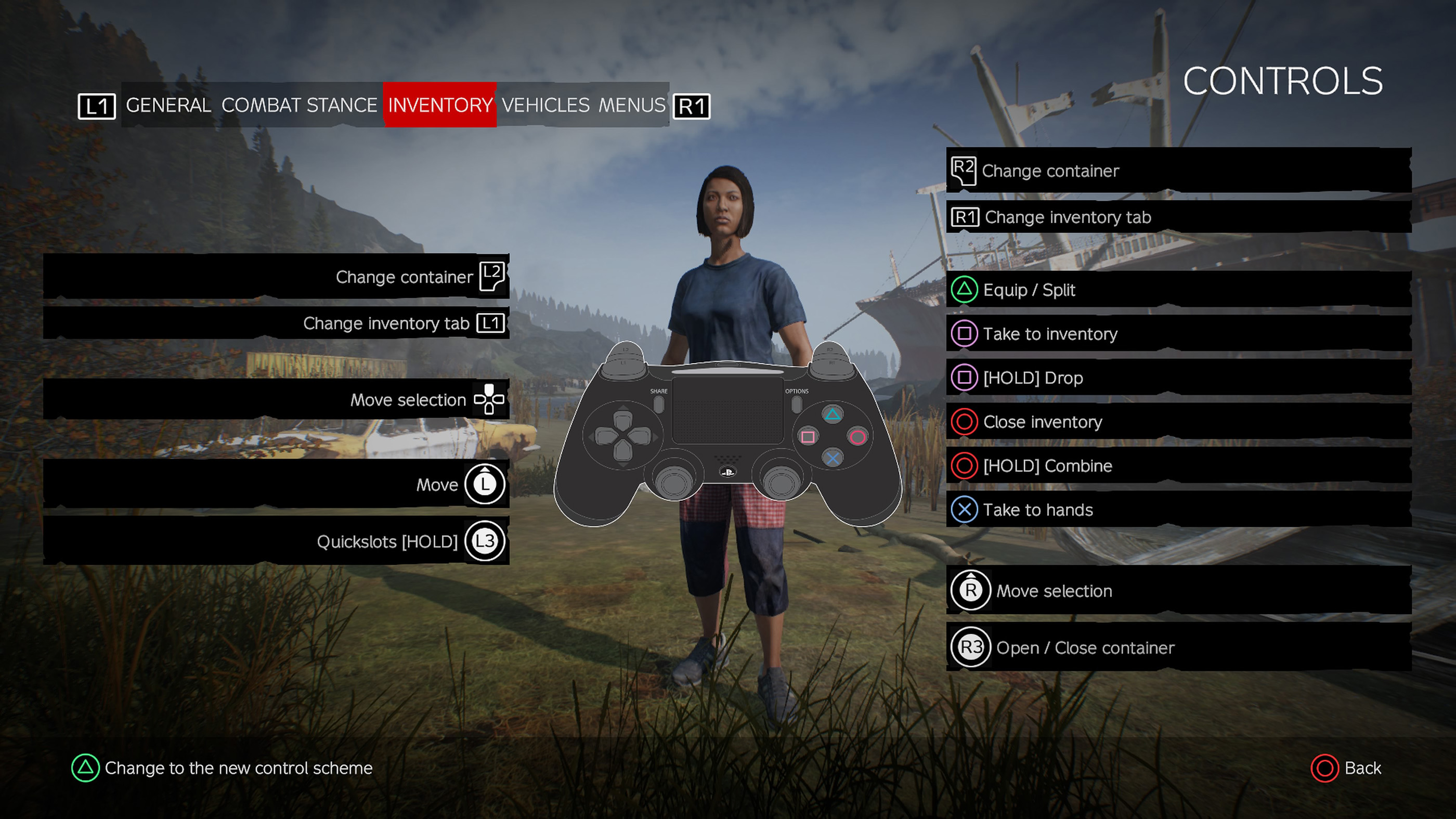 DayZ Controls (Inventory)