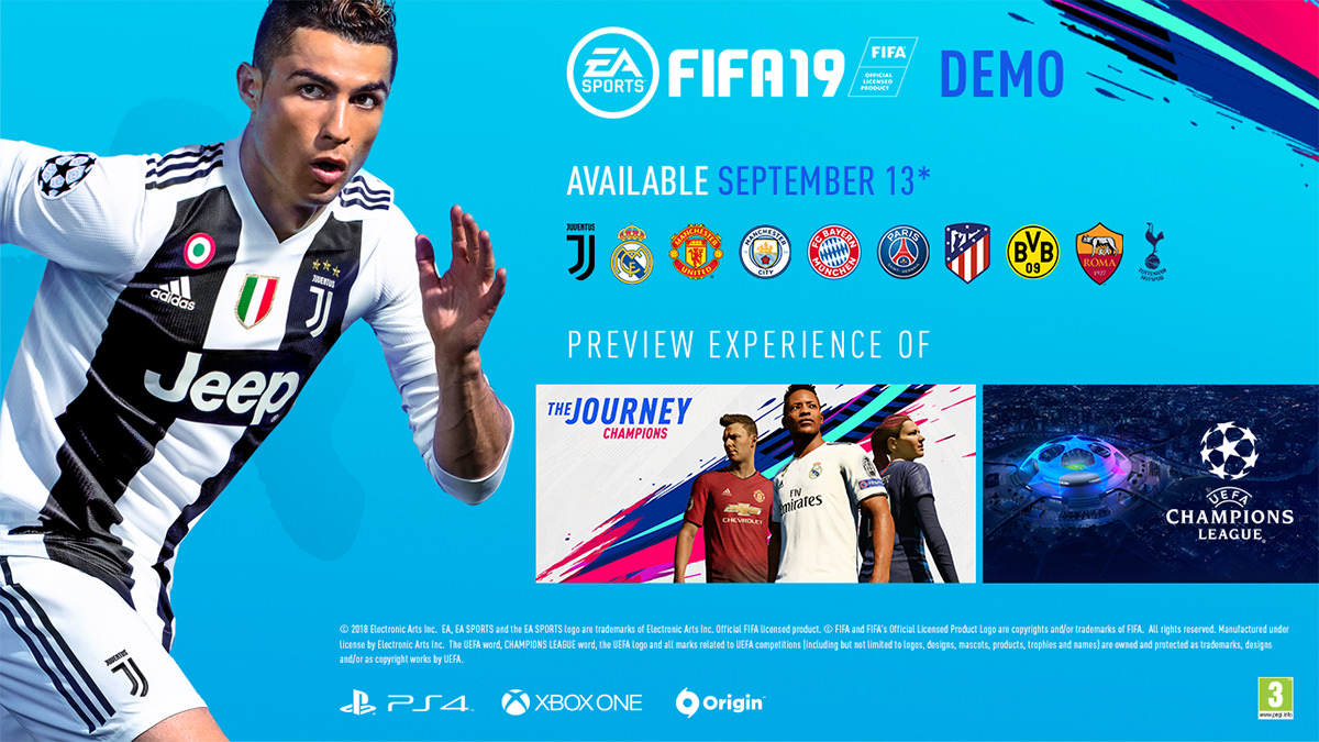 FIFA 19 Demo Date & Download Info