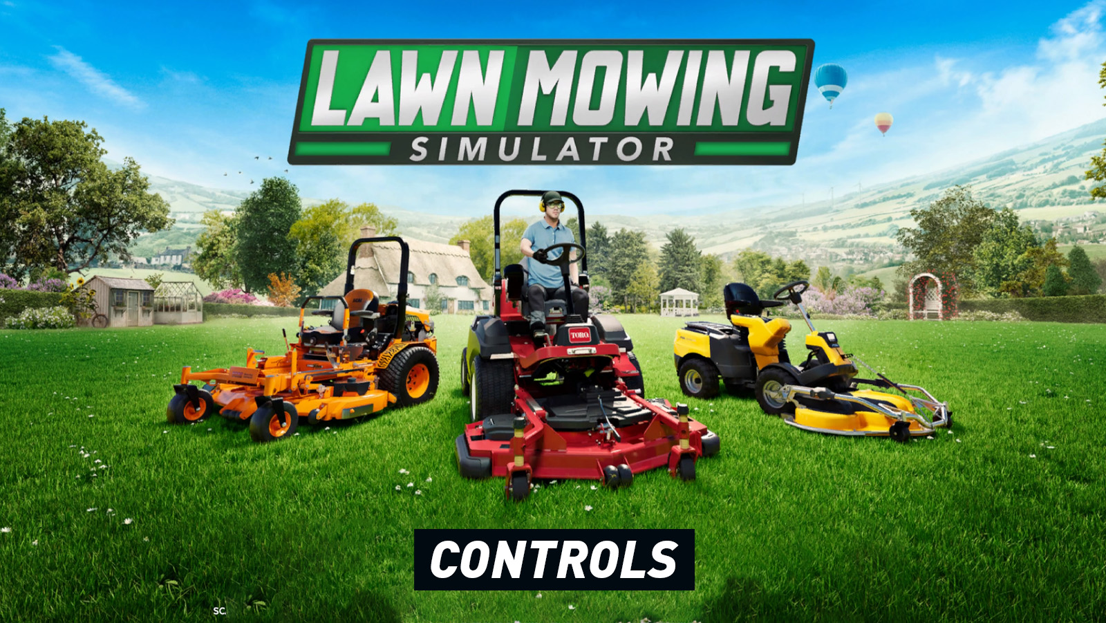 Lawn Mowing Simulator Controls