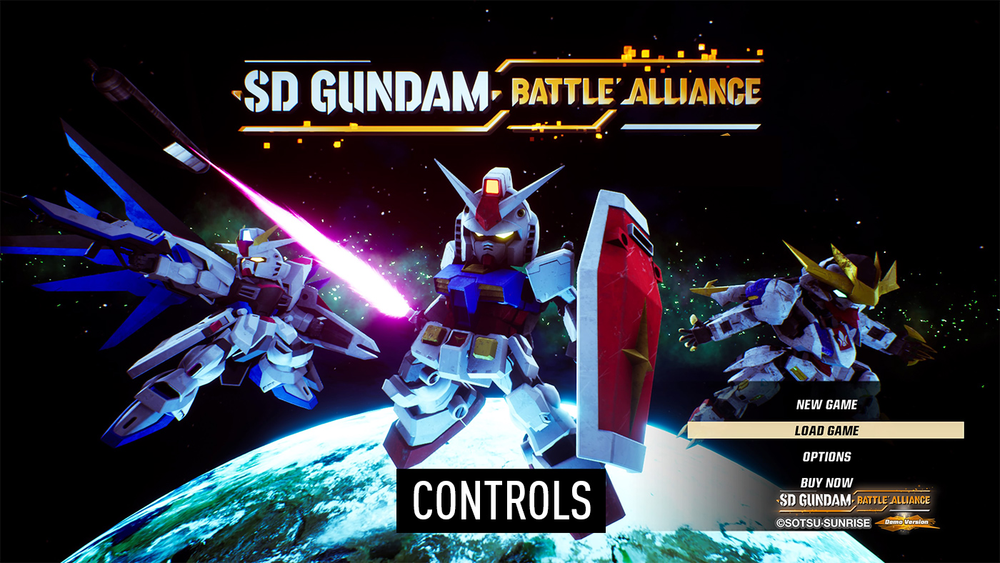 SD GUNDAM BATTLE ALLIANCE – Controls