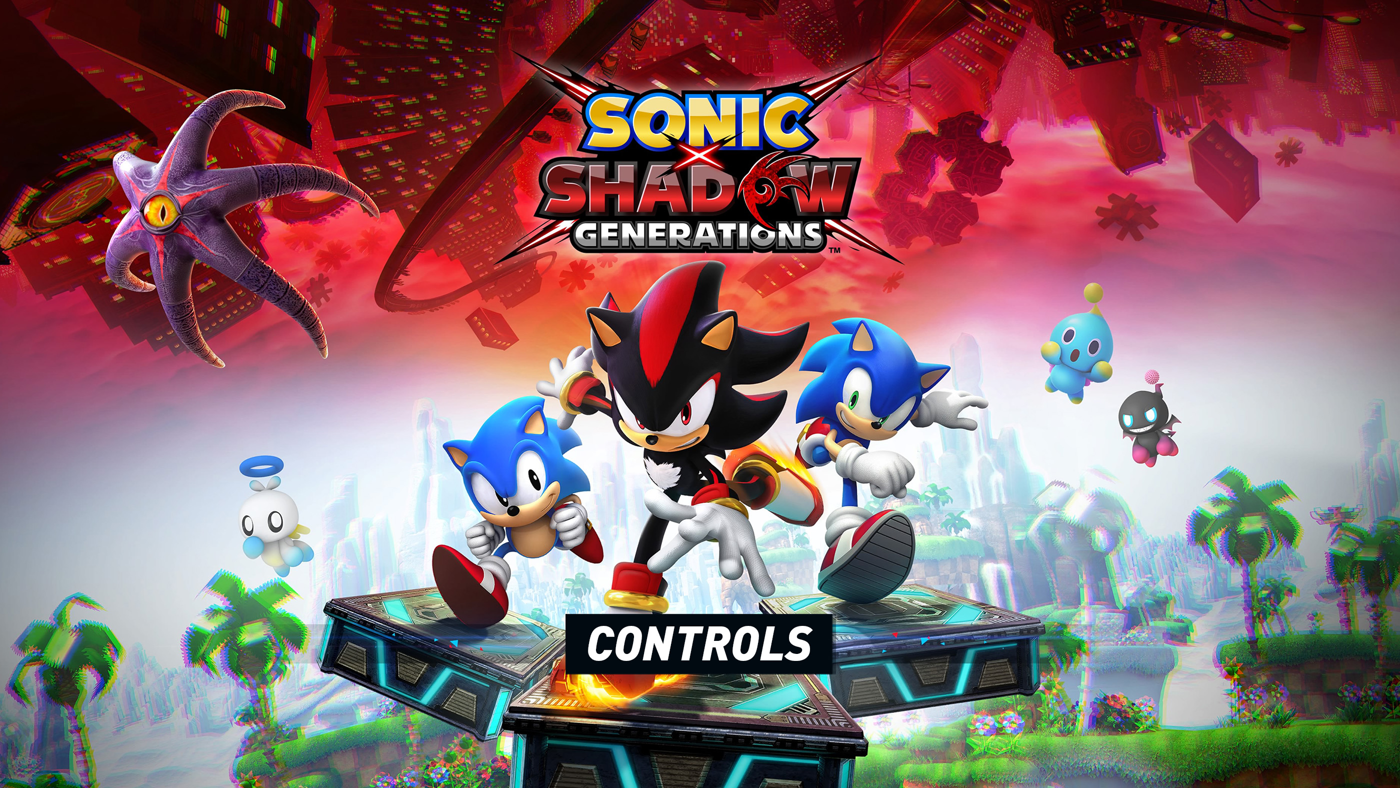 Sonic X Shadow Generations controls guide for PlayStation Xbox Nintendo Switch and PC